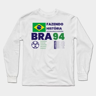 SOCCER TEAM WORLD CHAMPION BRAZIL Long Sleeve T-Shirt